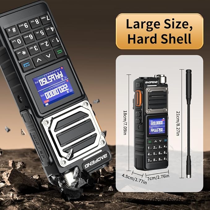 Custom Pre-Programmed Radios For Your Area: Police EMS GMRS Ham Channels | Baofeng UV-25 10W Tri-Band Radio