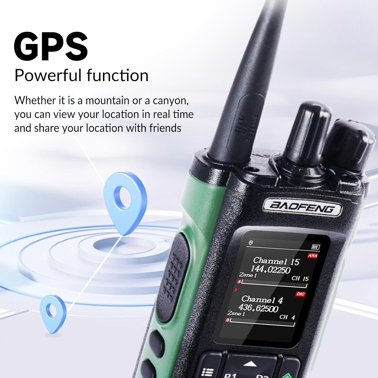 Baofeng DM-32UV 10W DMR Encrypted Radio — Repeaters Programmed for Your Address & Custom Private Encryption