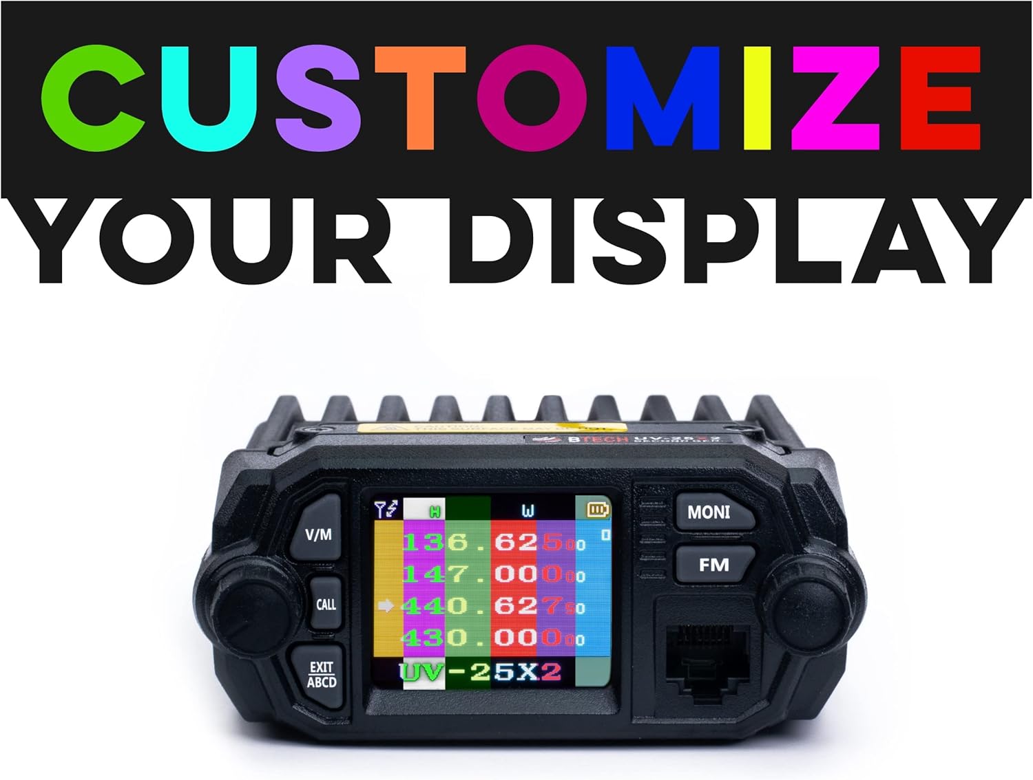 BTECH UV-25X4 25W Mini-Mobile Radio — Custom Programmed to Your Address