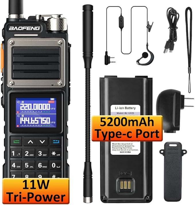 Baofeng UV-25 Pre-Programmed Radios