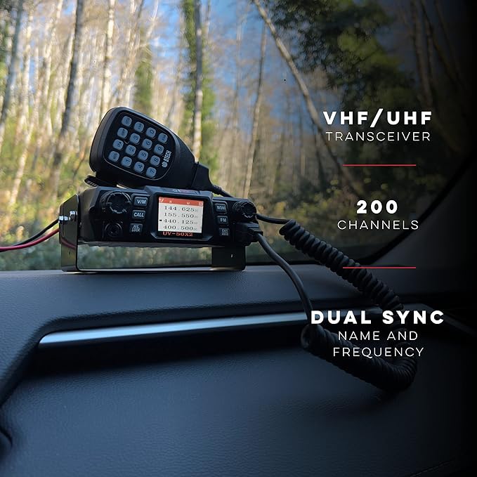 BTECH UV-50X2 Ham Mobile Radio — Custom Programmed to Your Address